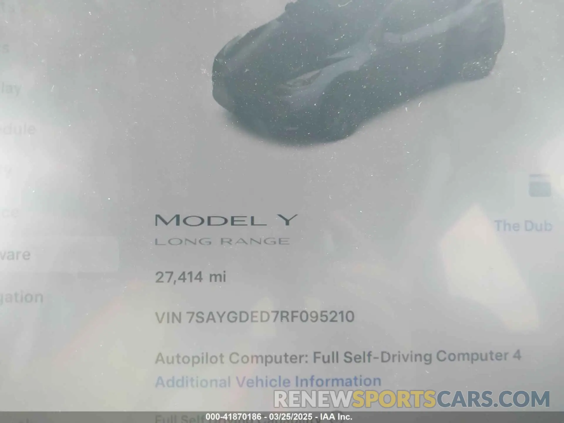 16 fotografías del automóvil dañado 7SAYGDED7RF095210 TESLA MODEL Y 2024