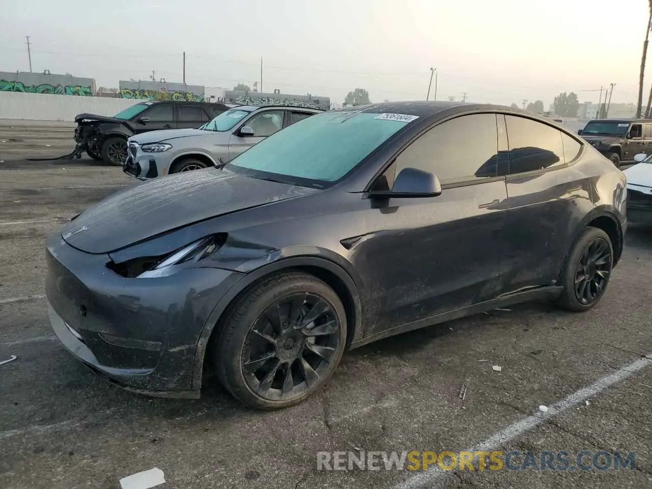 1 fotografías del automóvil dañado 7SAYGDED7RF103600 TESLA MODEL Y 2024