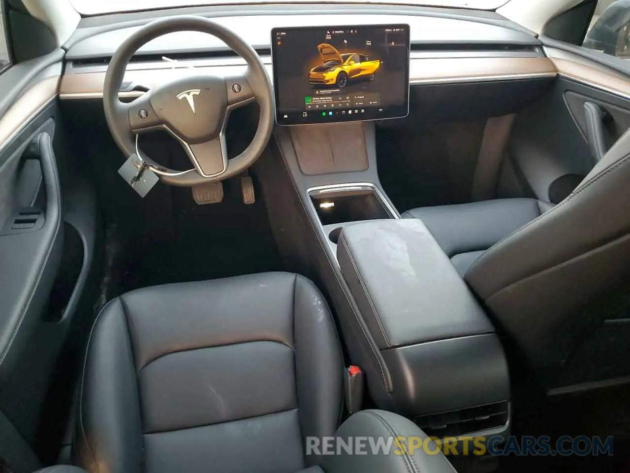 8 fotografías del automóvil dañado 7SAYGDED7RF103600 TESLA MODEL Y 2024