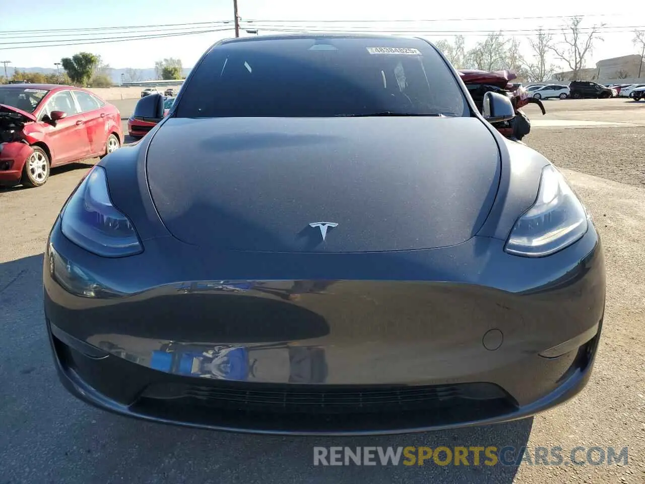 5 fotografías del automóvil dañado 7SAYGDED7RF108604 TESLA MODEL Y 2024