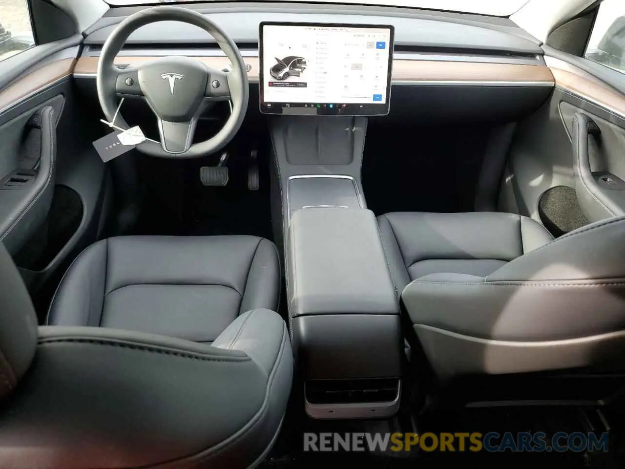 8 fotografías del automóvil dañado 7SAYGDED7RF114483 TESLA MODEL Y 2024