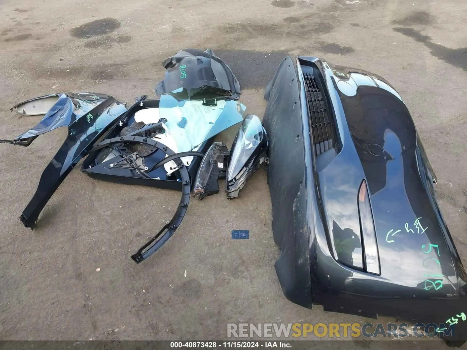 12 fotografías del automóvil dañado 7SAYGDED7RF118548 TESLA MODEL Y 2024
