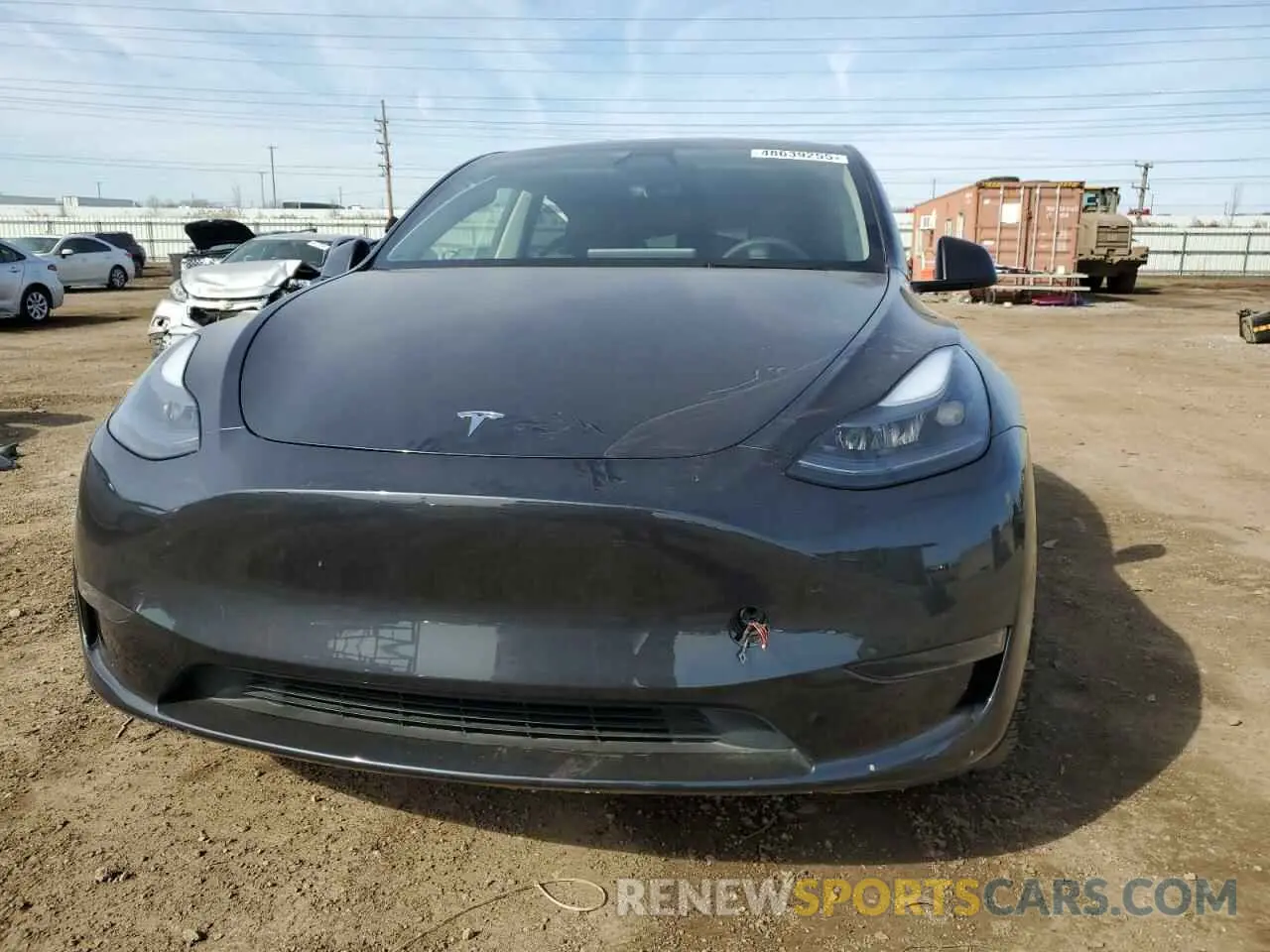 5 fotografías del automóvil dañado 7SAYGDED7RF163537 TESLA MODEL Y 2024
