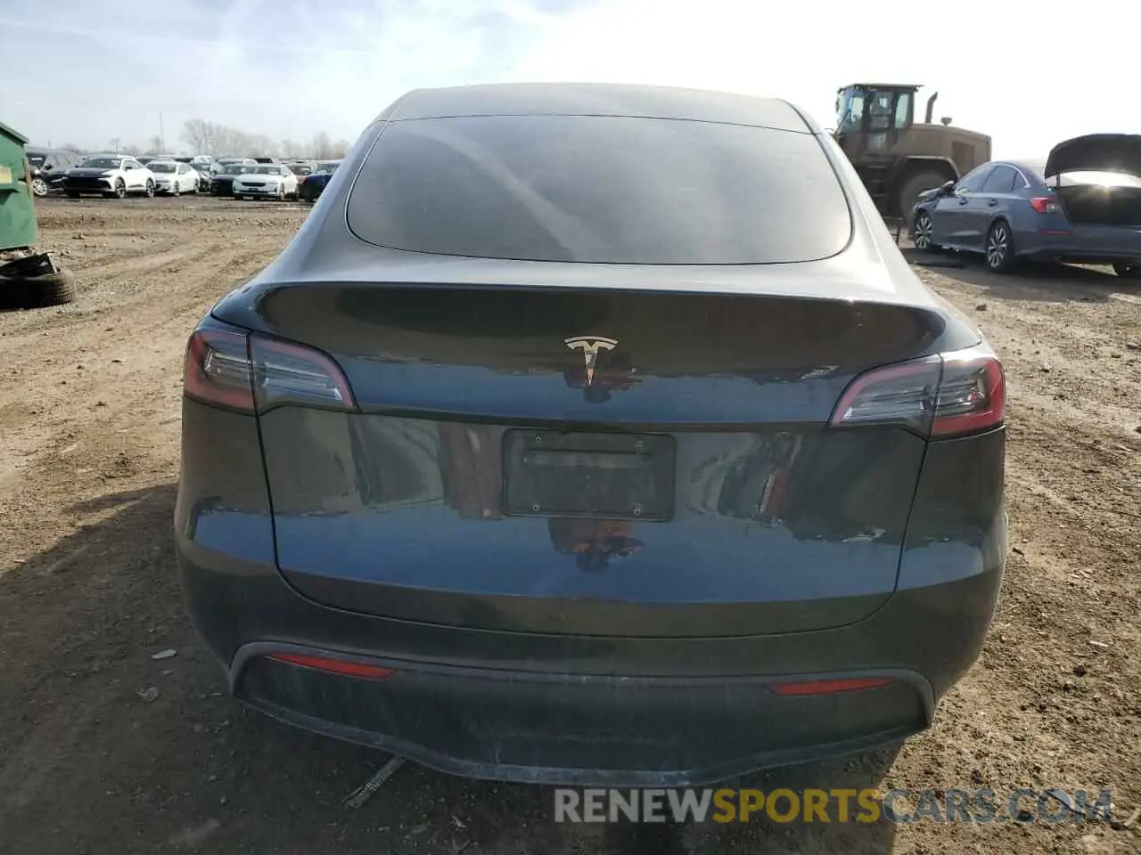 6 fotografías del automóvil dañado 7SAYGDED7RF163537 TESLA MODEL Y 2024