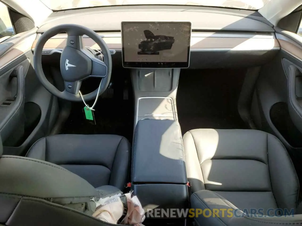 8 fotografías del automóvil dañado 7SAYGDED7RF163537 TESLA MODEL Y 2024