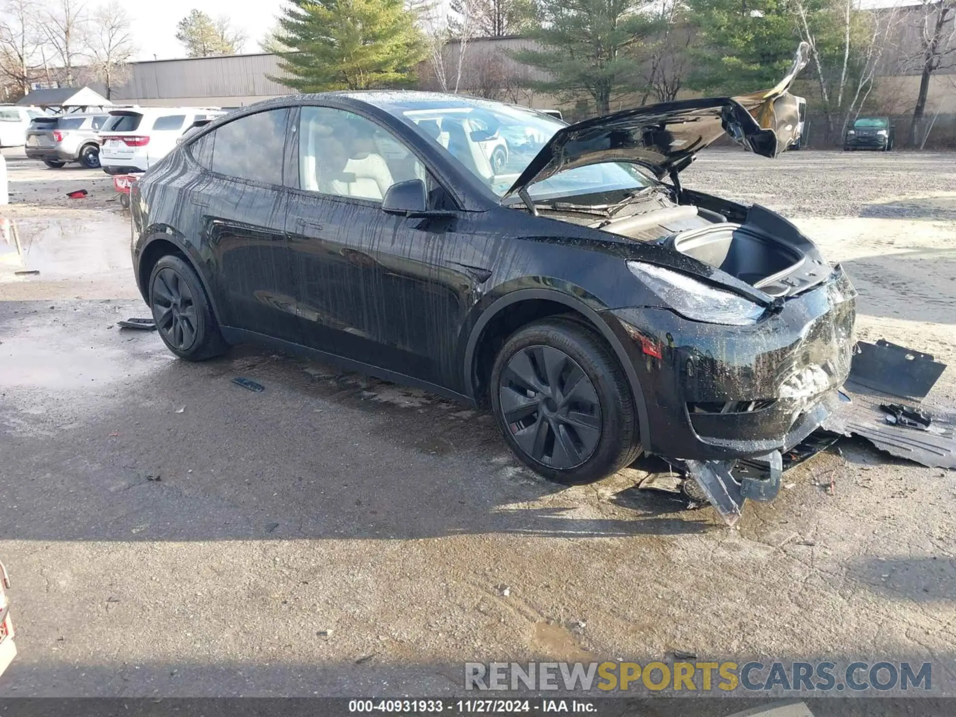1 fotografías del automóvil dañado 7SAYGDED7RF166566 TESLA MODEL Y 2024