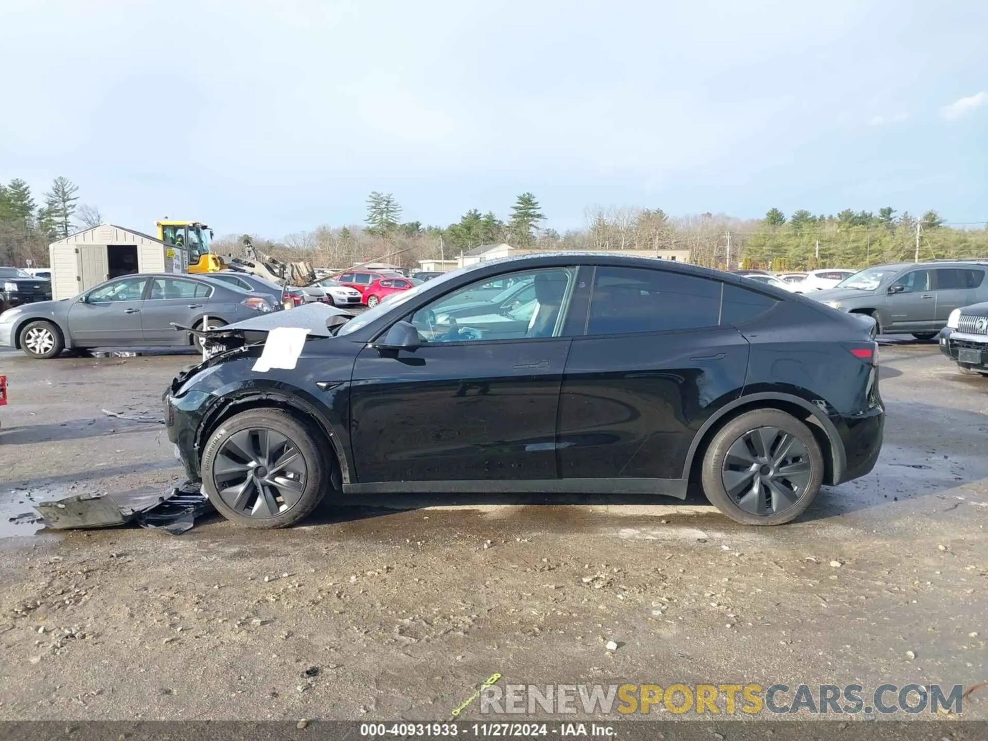 15 fotografías del automóvil dañado 7SAYGDED7RF166566 TESLA MODEL Y 2024