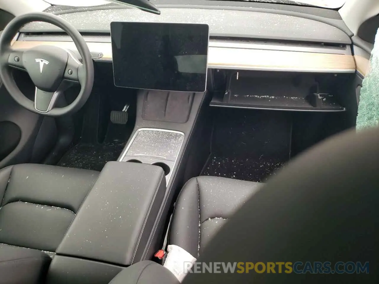 8 fotografías del automóvil dañado 7SAYGDED8RA330470 TESLA MODEL Y 2024