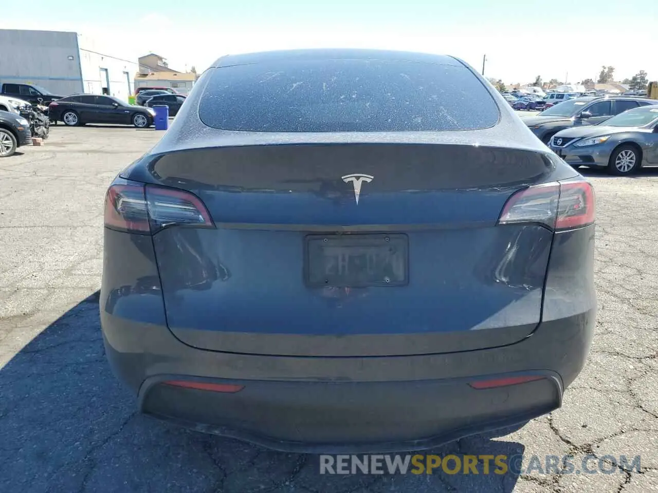 6 fotografías del automóvil dañado 7SAYGDED8RF023965 TESLA MODEL Y 2024
