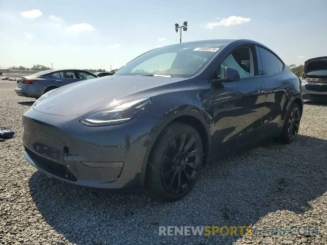 1 fotografías del automóvil dañado 7SAYGDED8RF091697 TESLA MODEL Y 2024