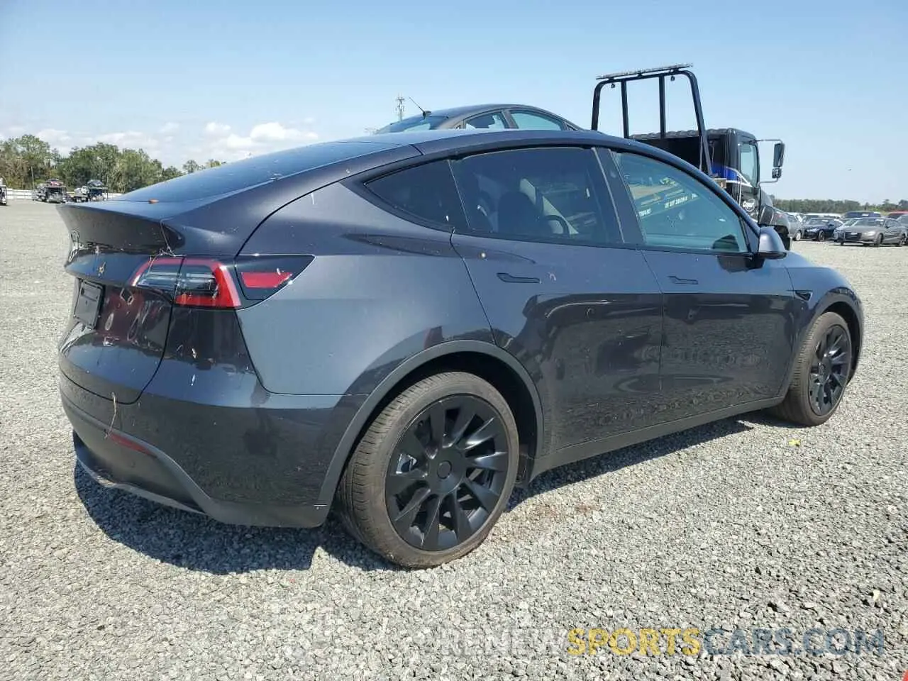 3 fotografías del automóvil dañado 7SAYGDED8RF091697 TESLA MODEL Y 2024