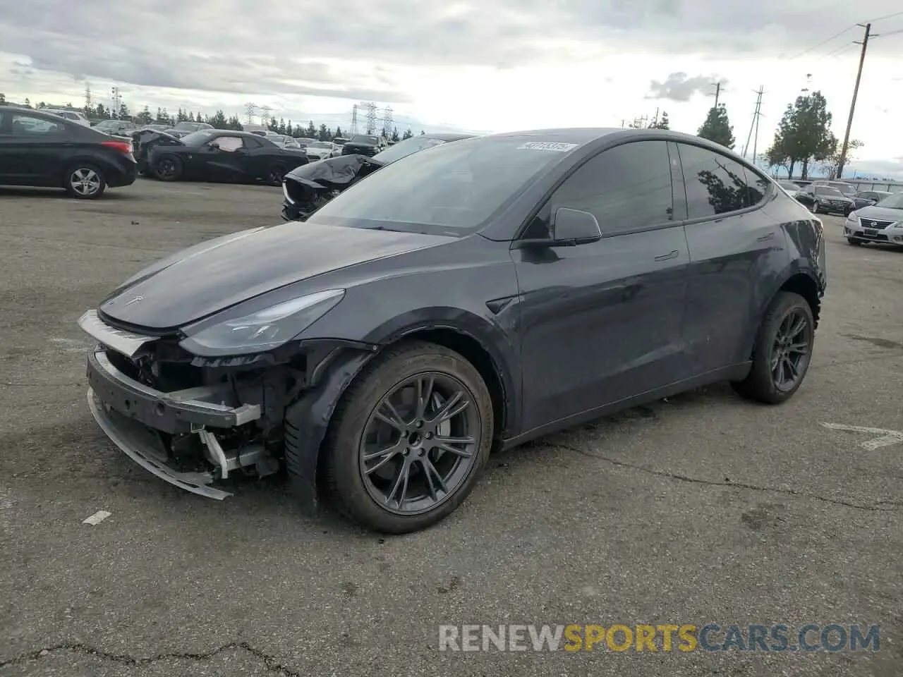 1 fotografías del automóvil dañado 7SAYGDED8RF132426 TESLA MODEL Y 2024