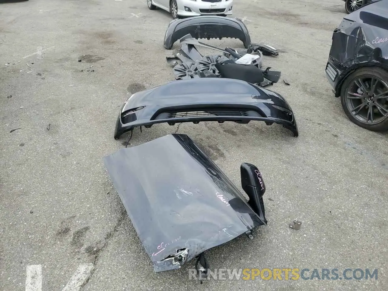 15 fotografías del automóvil dañado 7SAYGDED8RF132426 TESLA MODEL Y 2024