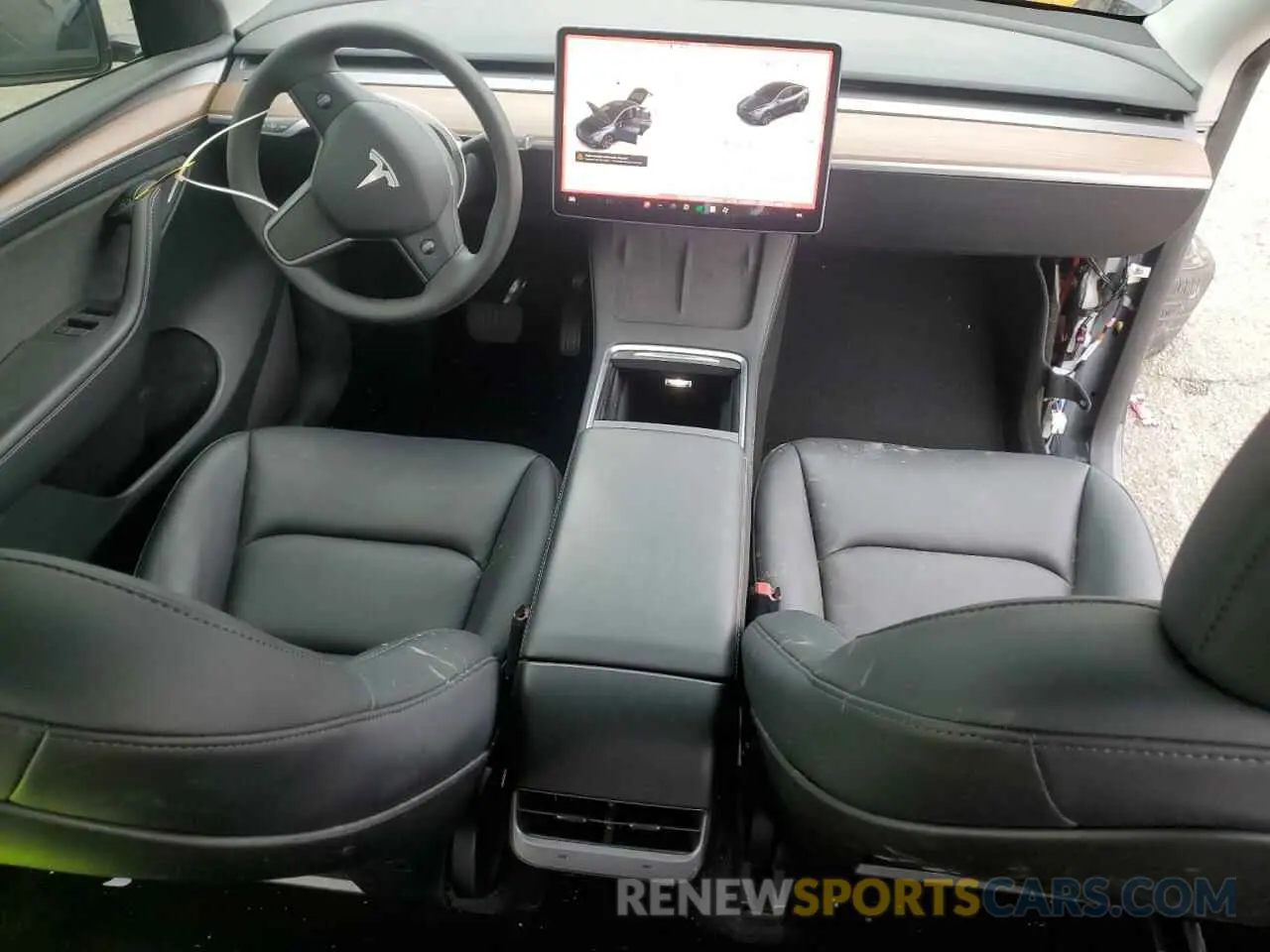 8 fotografías del automóvil dañado 7SAYGDED8RF132426 TESLA MODEL Y 2024
