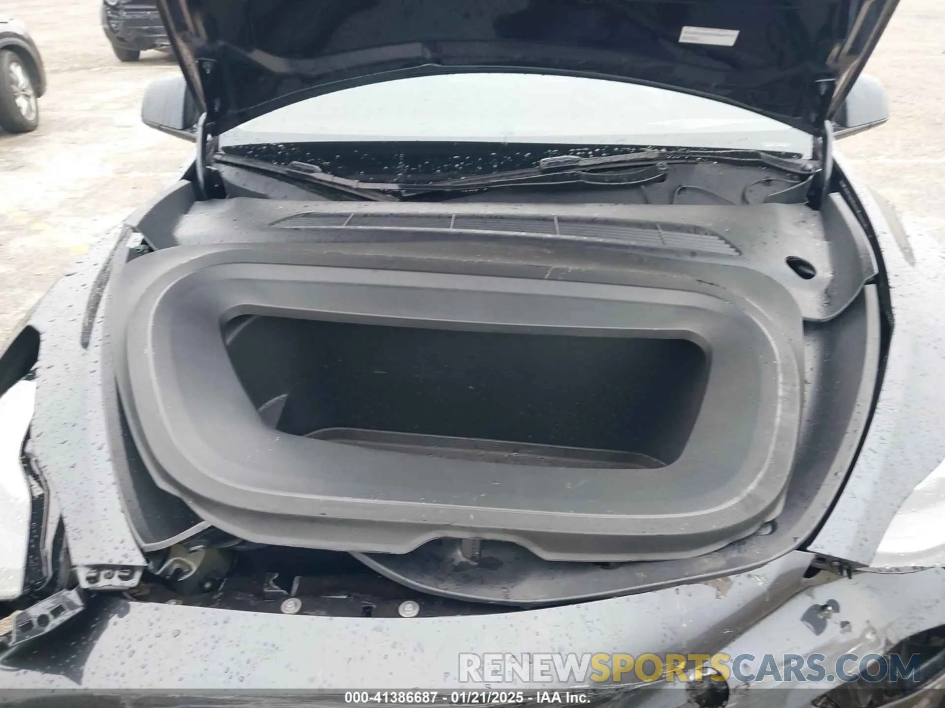 10 fotografías del automóvil dañado 7SAYGDED8RF213927 TESLA MODEL Y 2024