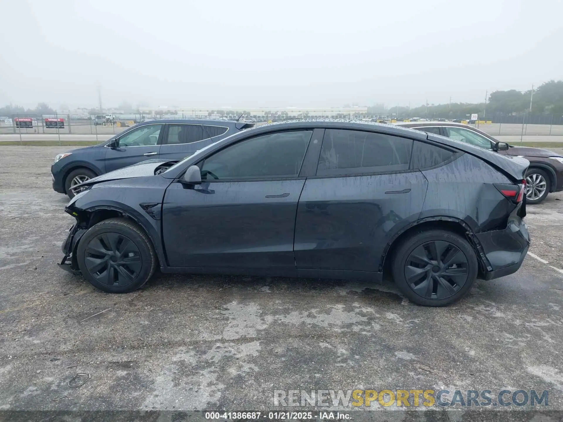 13 fotografías del automóvil dañado 7SAYGDED8RF213927 TESLA MODEL Y 2024
