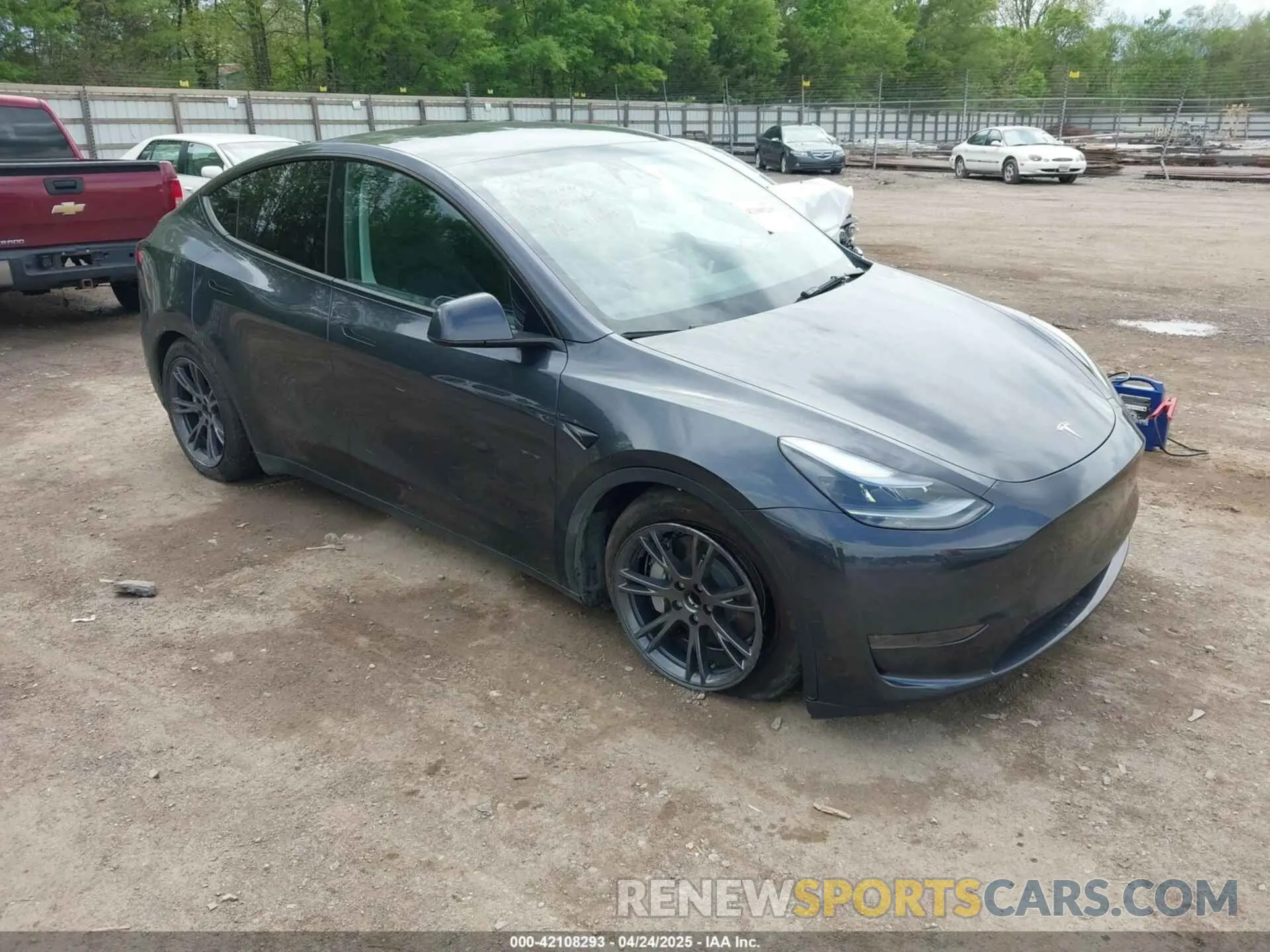 1 fotografías del automóvil dañado 7SAYGDED9RA323124 TESLA MODEL Y 2024