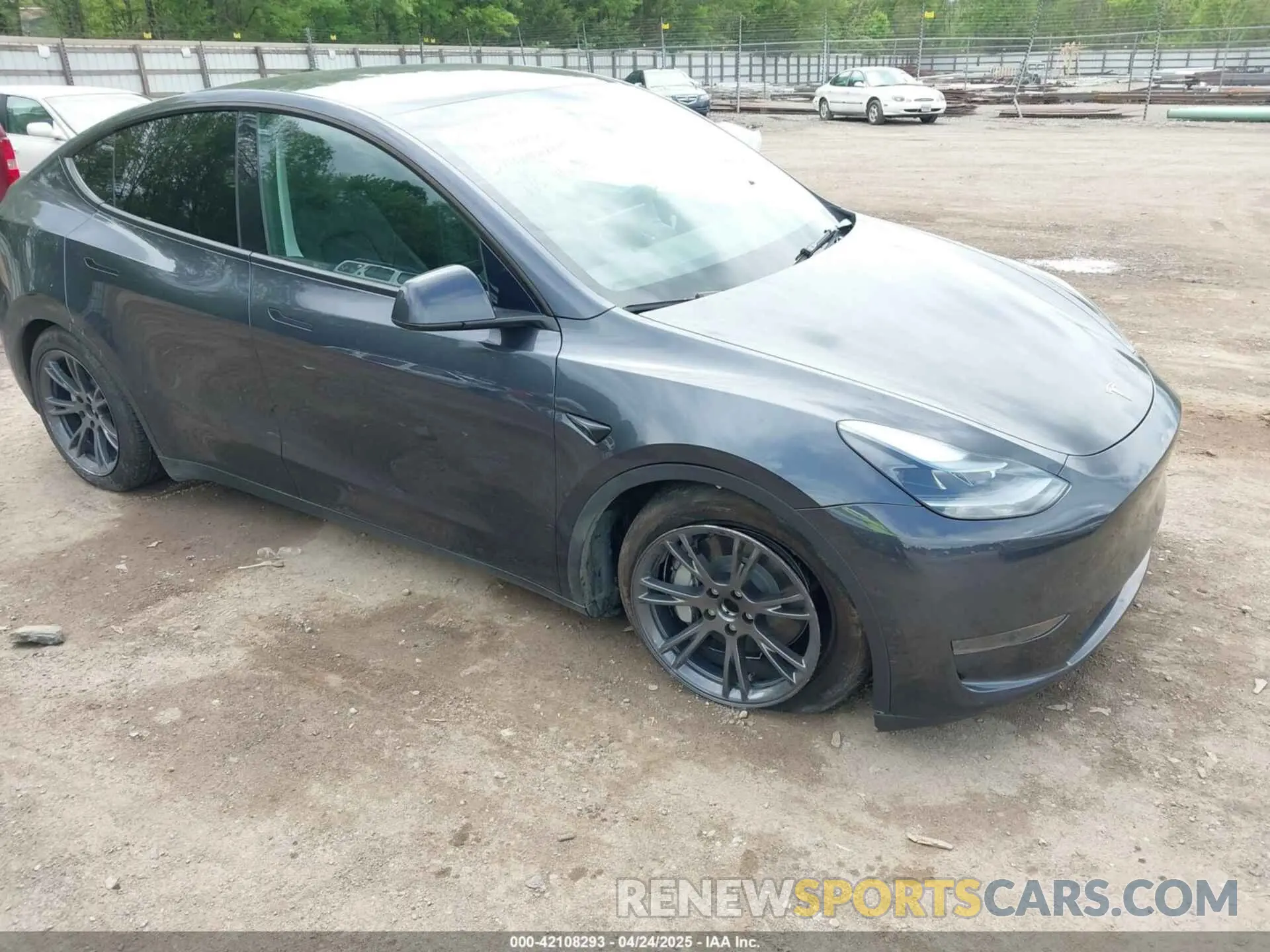 6 fotografías del automóvil dañado 7SAYGDED9RA323124 TESLA MODEL Y 2024