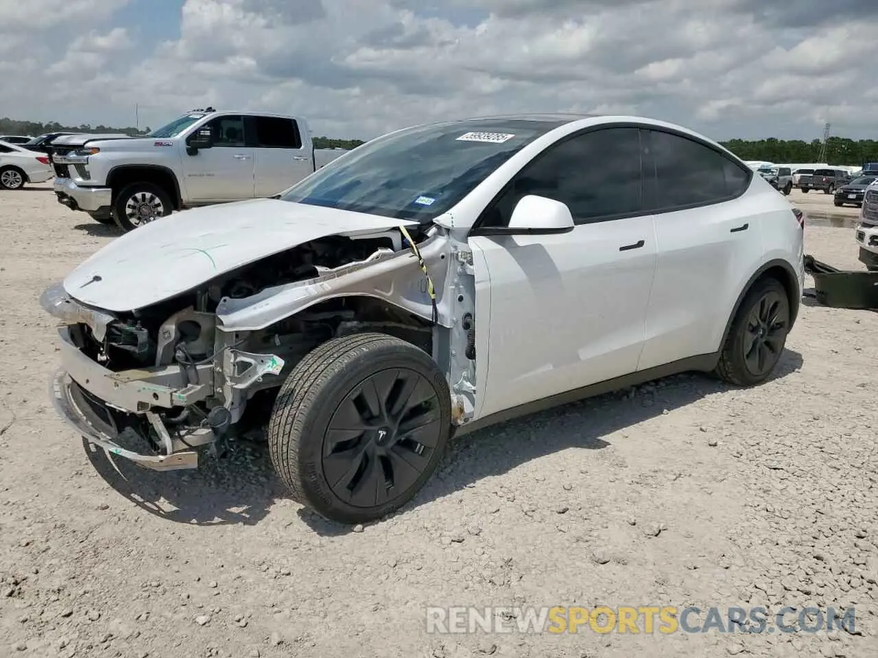 1 fotografías del automóvil dañado 7SAYGDED9RF044629 TESLA MODEL Y 2024