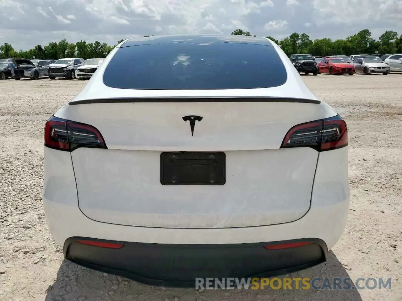 6 fotografías del automóvil dañado 7SAYGDED9RF044629 TESLA MODEL Y 2024