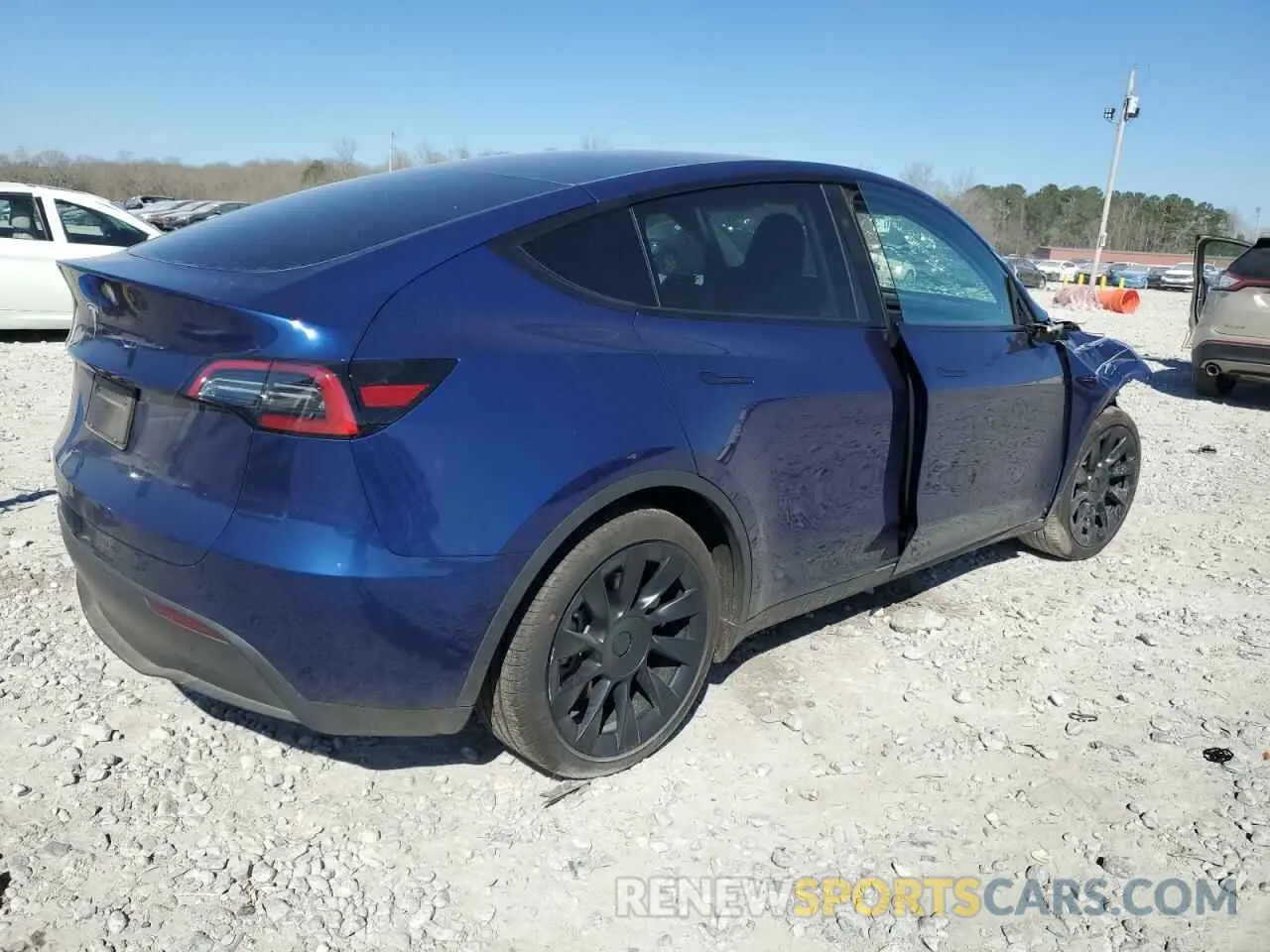 3 fotografías del automóvil dañado 7SAYGDED9RF046879 TESLA MODEL Y 2024
