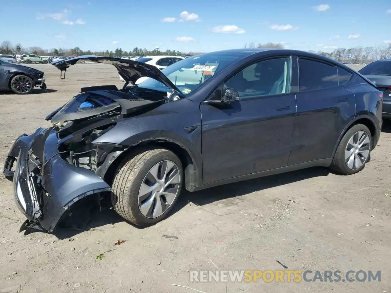 1 fotografías del automóvil dañado 7SAYGDED9RF091711 TESLA MODEL Y 2024