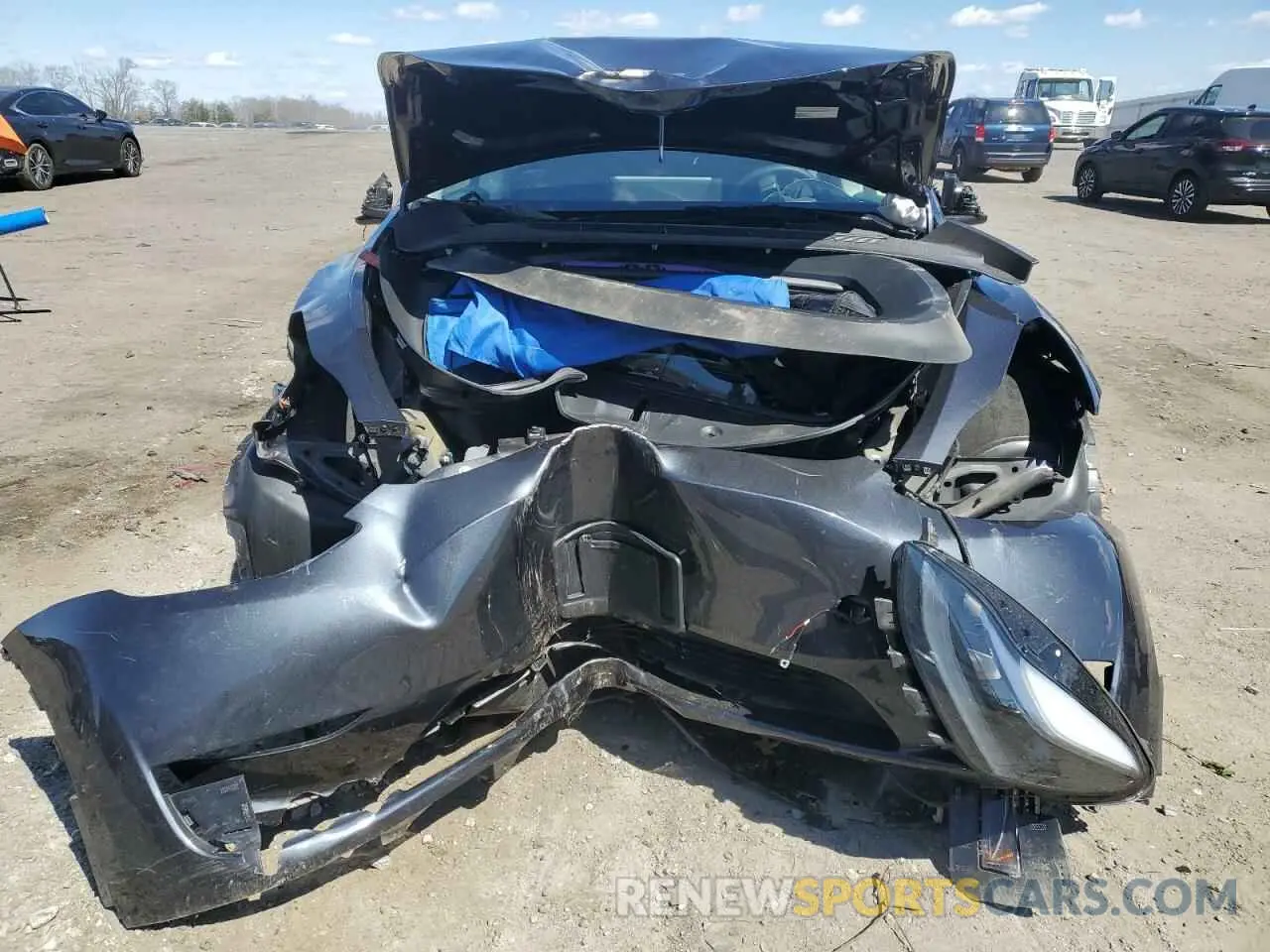 5 fotografías del automóvil dañado 7SAYGDED9RF091711 TESLA MODEL Y 2024