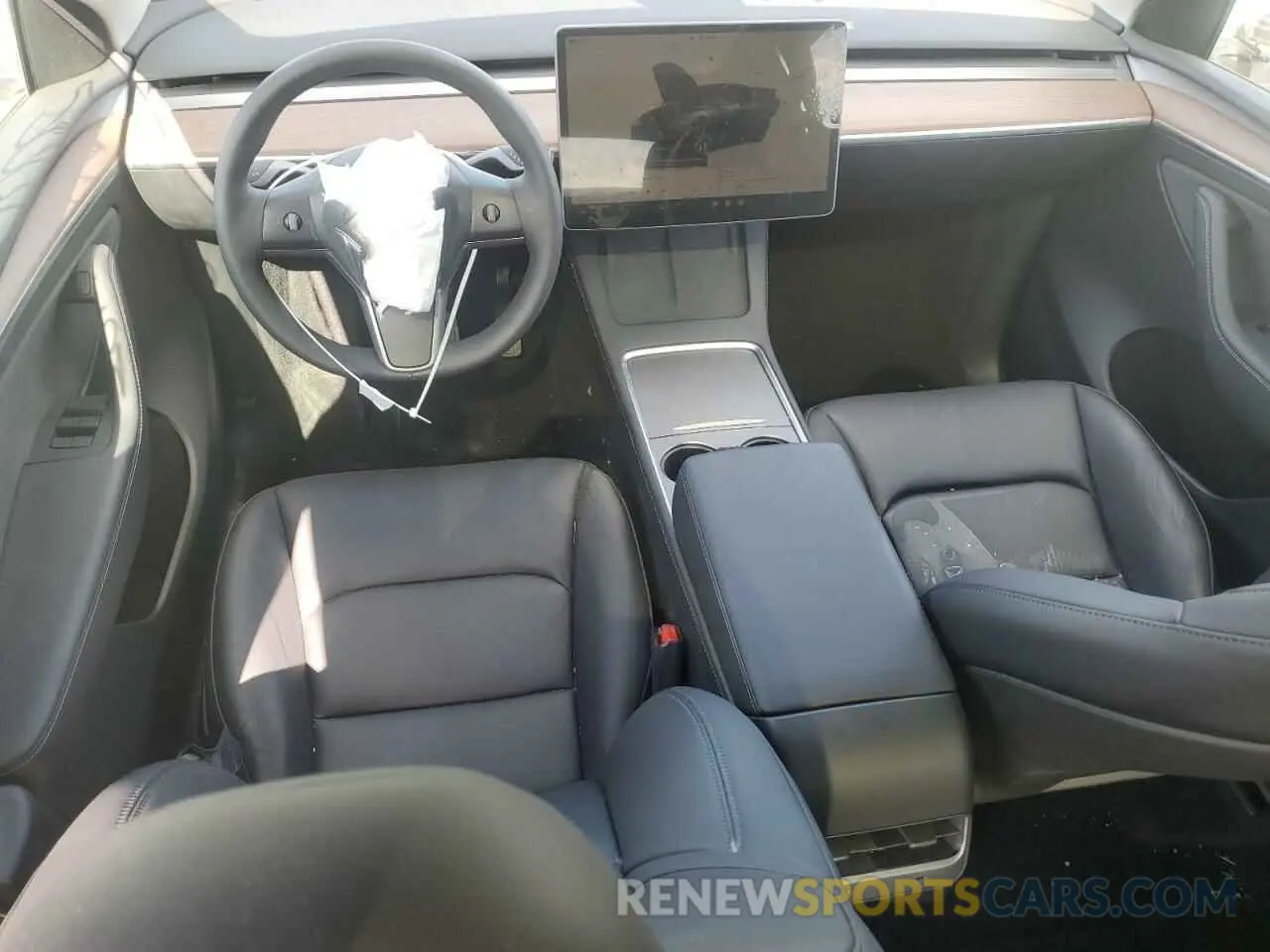 8 fotografías del automóvil dañado 7SAYGDED9RF091711 TESLA MODEL Y 2024