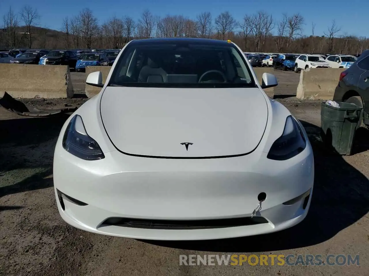 5 fotografías del automóvil dañado 7SAYGDED9RF094494 TESLA MODEL Y 2024