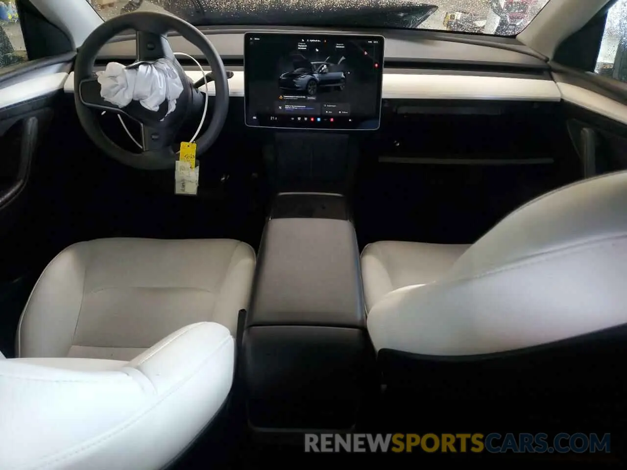 8 fotografías del automóvil dañado 7SAYGDED9RF129535 TESLA MODEL Y 2024