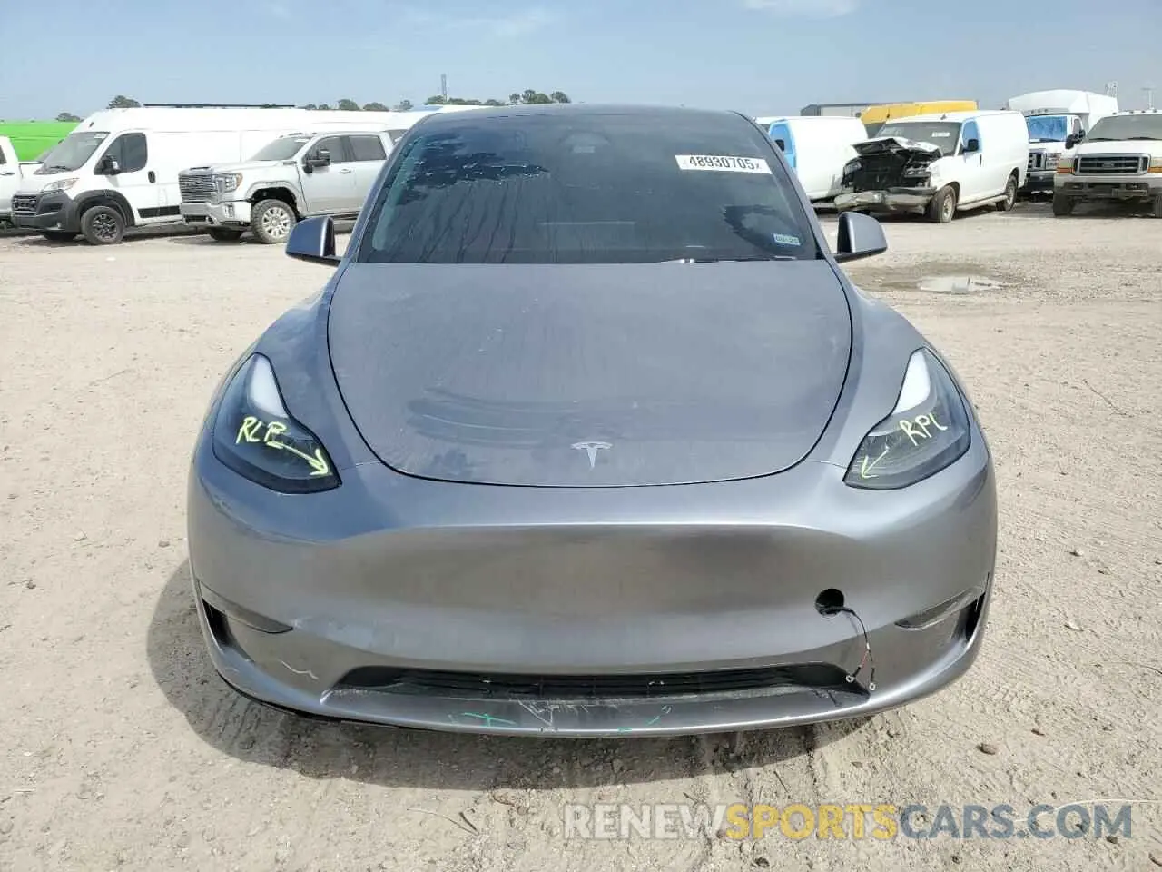 5 fotografías del automóvil dañado 7SAYGDEDXRA327652 TESLA MODEL Y 2024