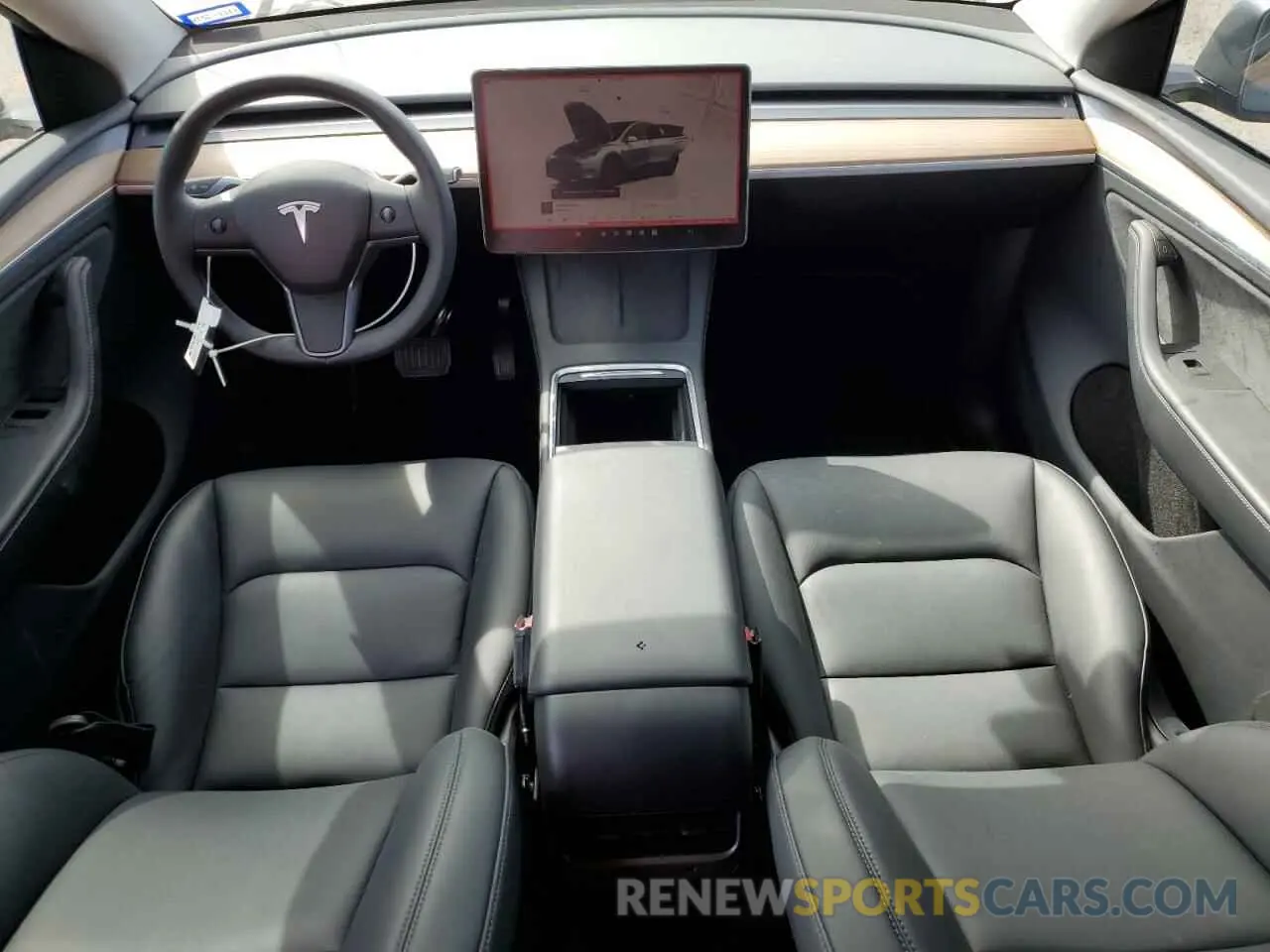 8 fotografías del automóvil dañado 7SAYGDEDXRA327652 TESLA MODEL Y 2024