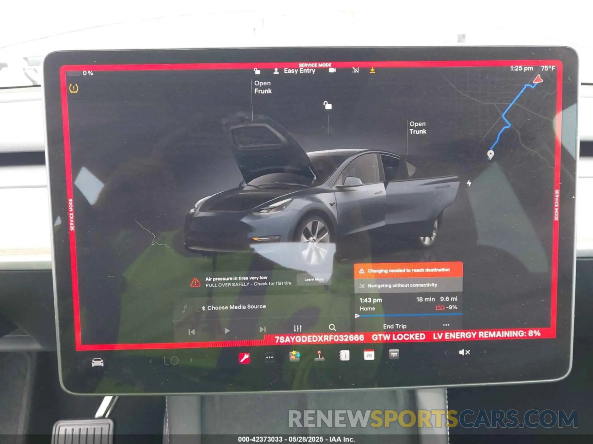 19 fotografías del automóvil dañado 7SAYGDEDXRF032666 TESLA MODEL Y 2024
