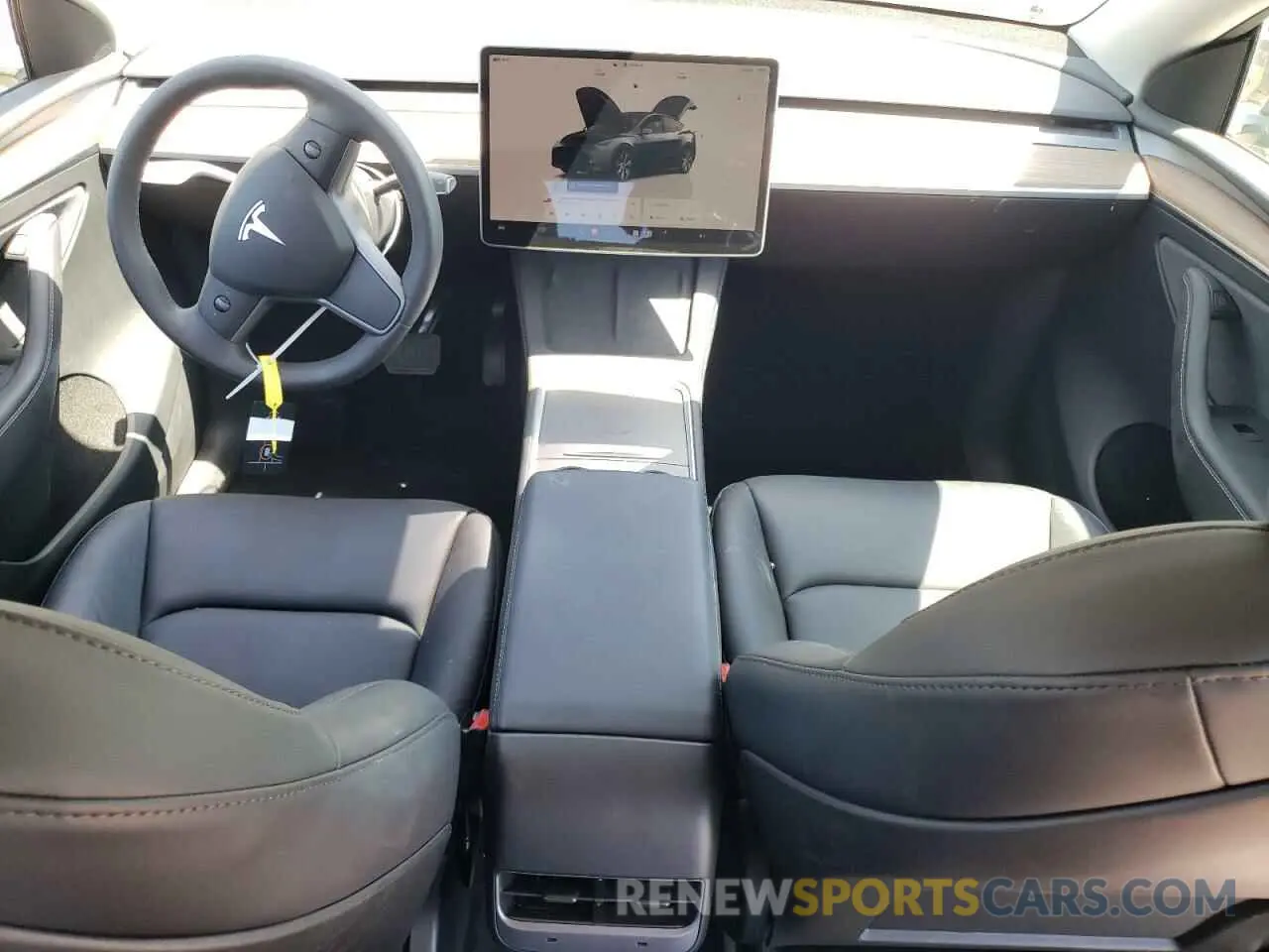 8 fotografías del automóvil dañado 7SAYGDEDXRF052447 TESLA MODEL Y 2024