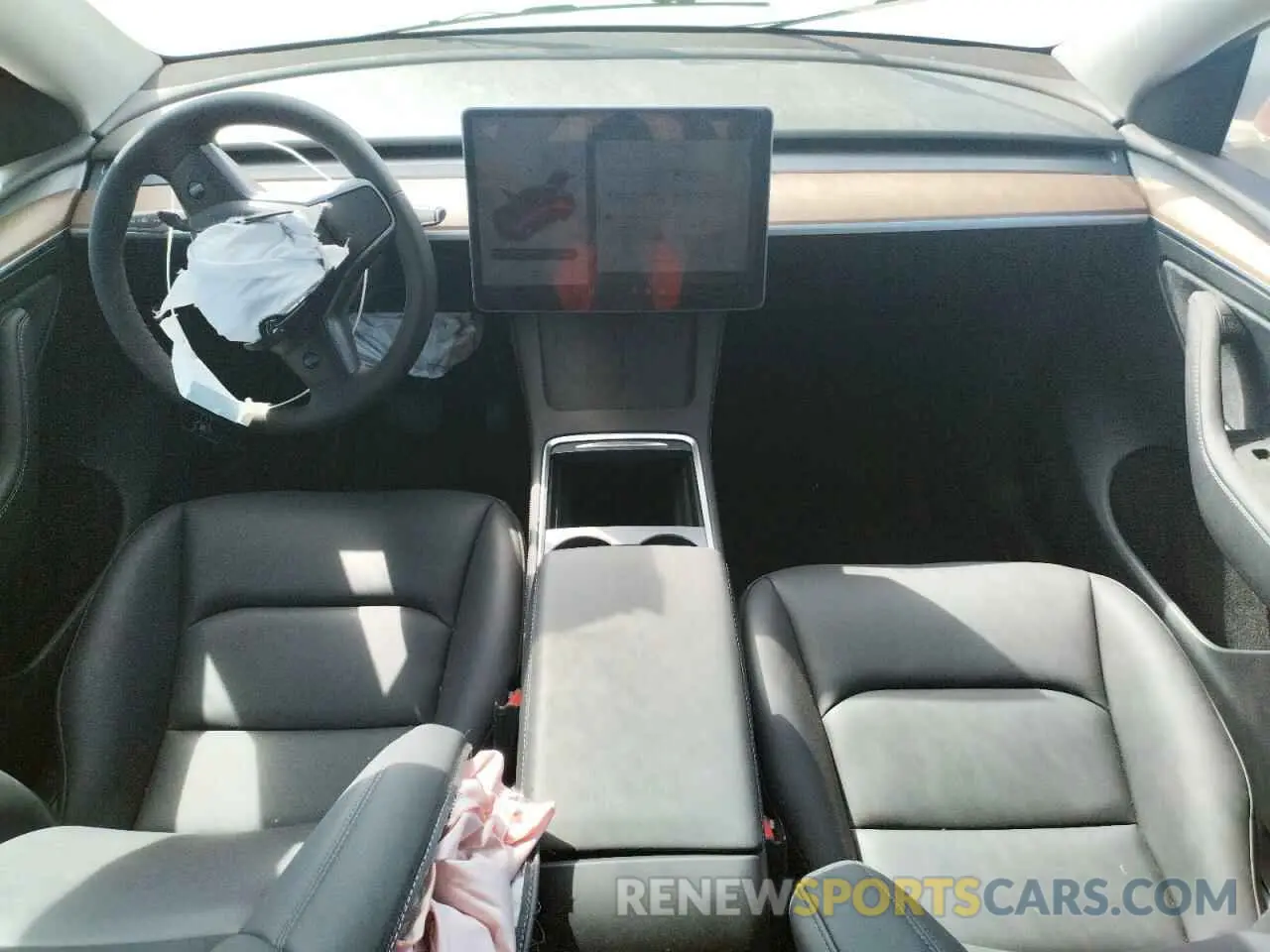 8 fotografías del automóvil dañado 7SAYGDEDXRF091121 TESLA MODEL Y 2024