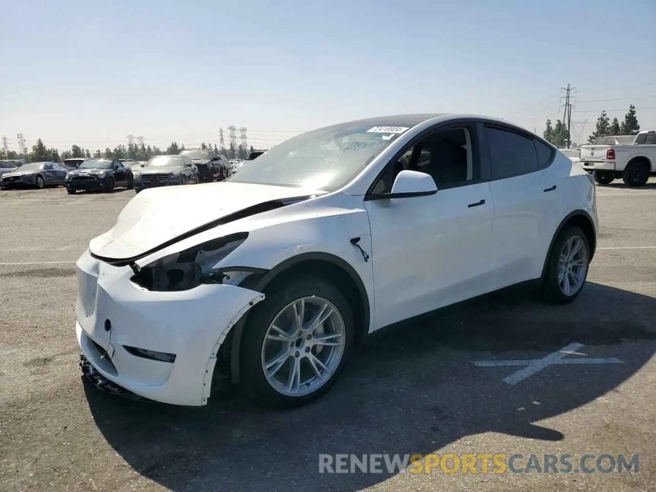 1 fotografías del automóvil dañado 7SAYGDEDXRF092091 TESLA MODEL Y 2024
