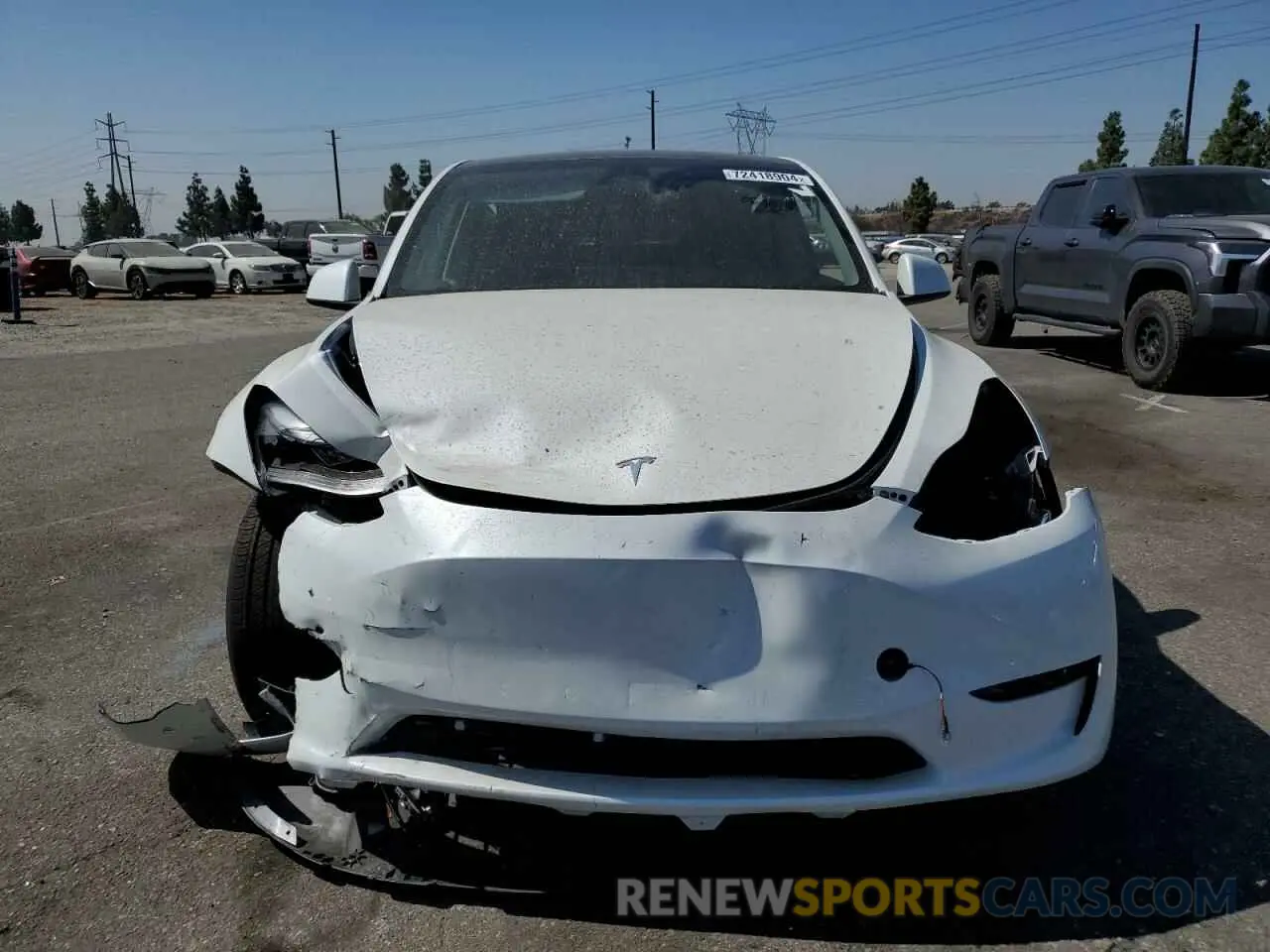 5 fotografías del automóvil dañado 7SAYGDEDXRF092091 TESLA MODEL Y 2024