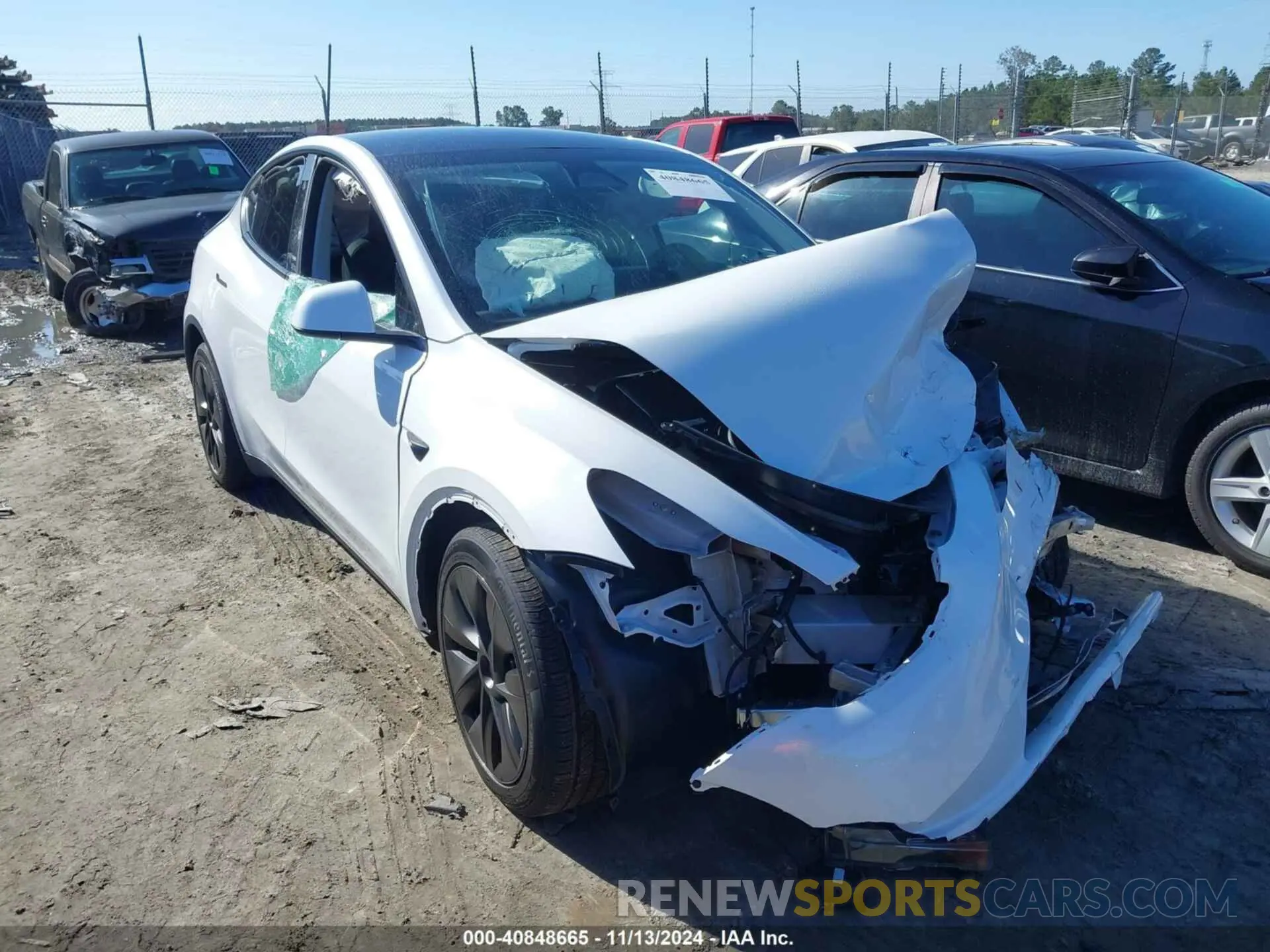 1 fotografías del automóvil dañado 7SAYGDEDXRF111707 TESLA MODEL Y 2024