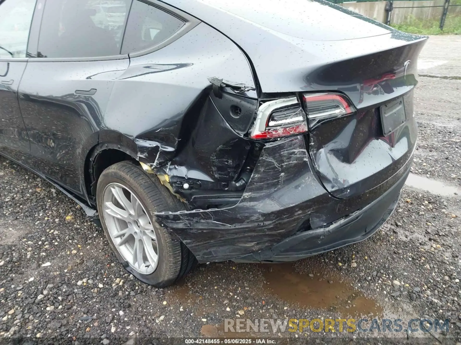 6 fotografías del automóvil dañado 7SAYGDEE0RA229691 TESLA MODEL Y 2024