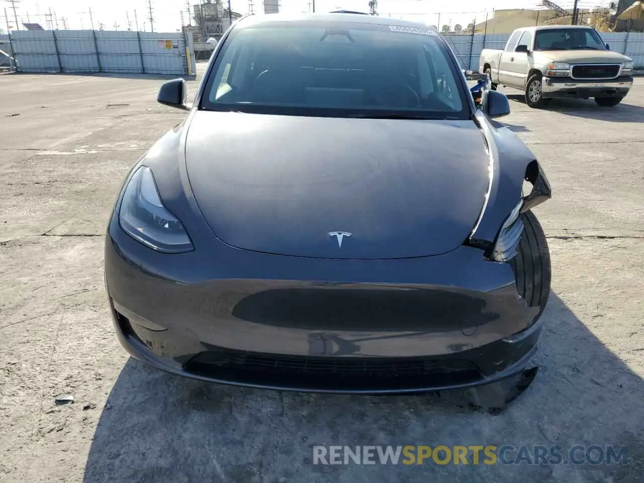5 fotografías del automóvil dañado 7SAYGDEE0RA230324 TESLA MODEL Y 2024