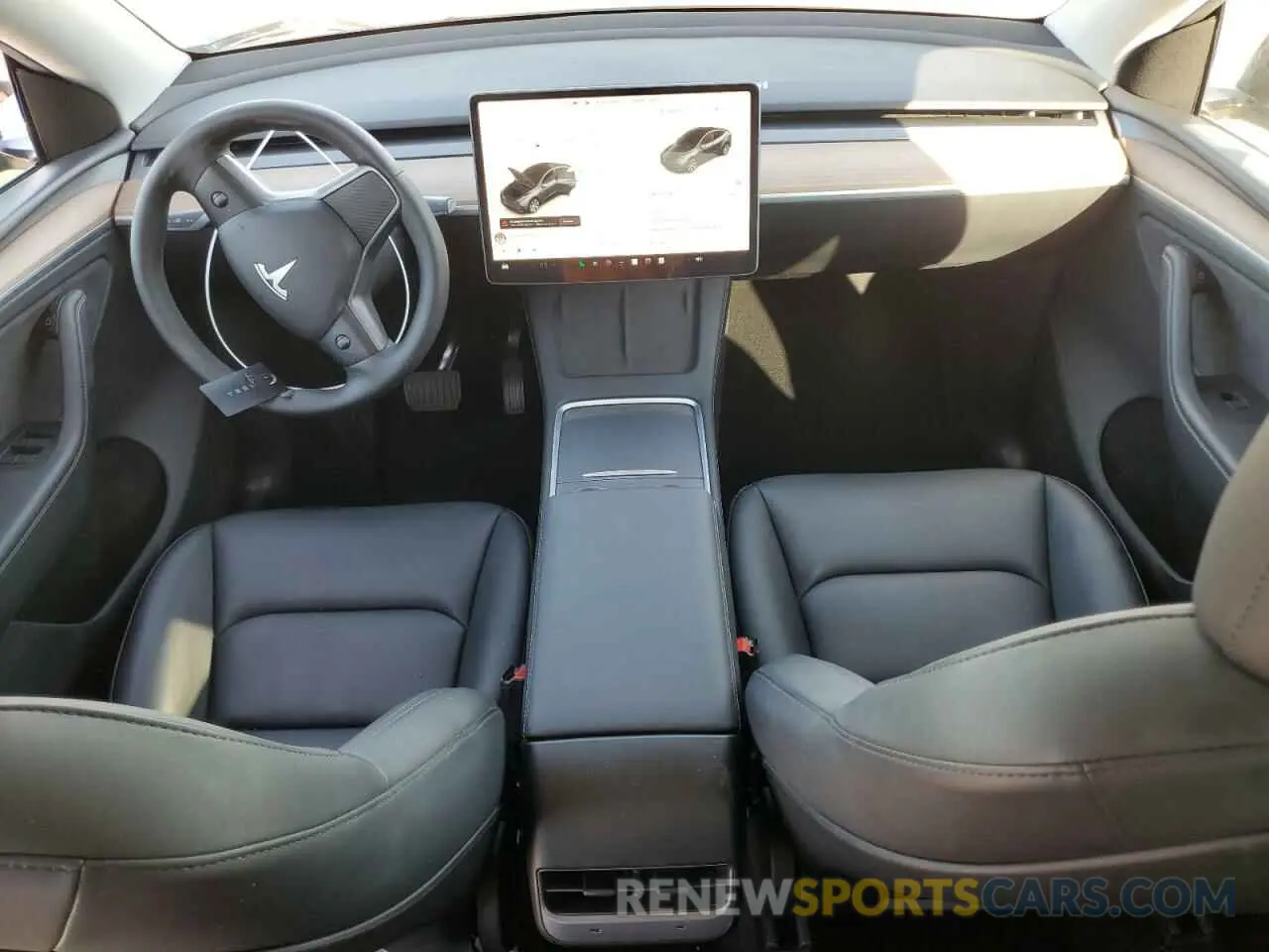 8 fotografías del automóvil dañado 7SAYGDEE0RA230324 TESLA MODEL Y 2024
