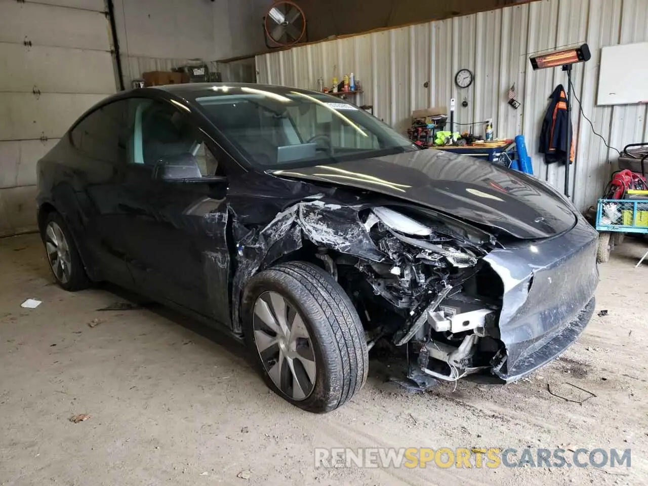 4 fotografías del automóvil dañado 7SAYGDEE0RA247799 TESLA MODEL Y 2024