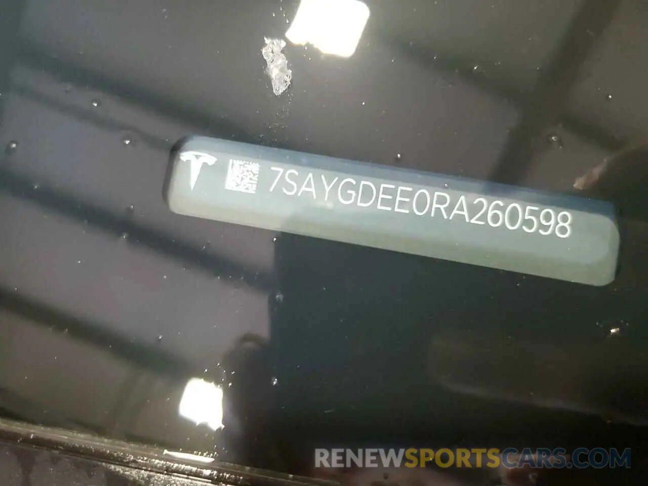 12 fotografías del automóvil dañado 7SAYGDEE0RA260598 TESLA MODEL Y 2024