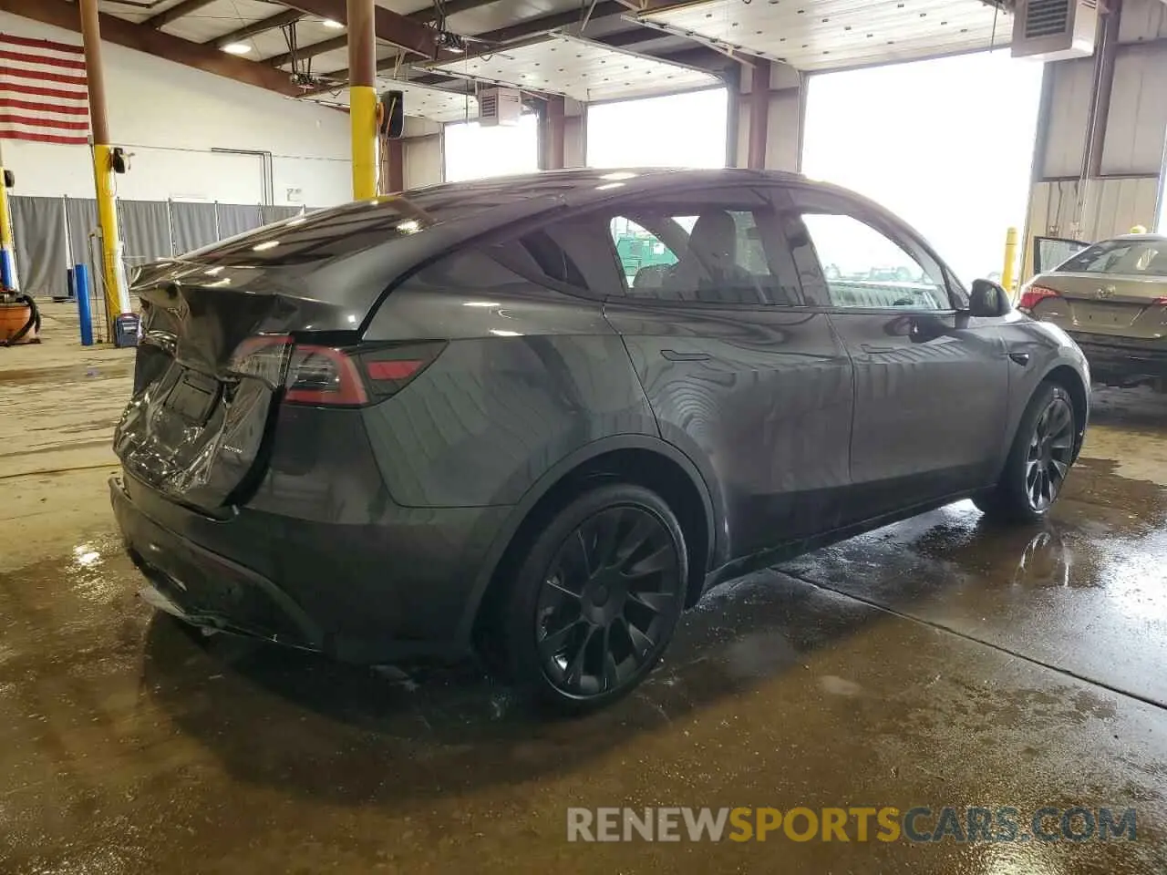 3 fotografías del automóvil dañado 7SAYGDEE0RA260598 TESLA MODEL Y 2024