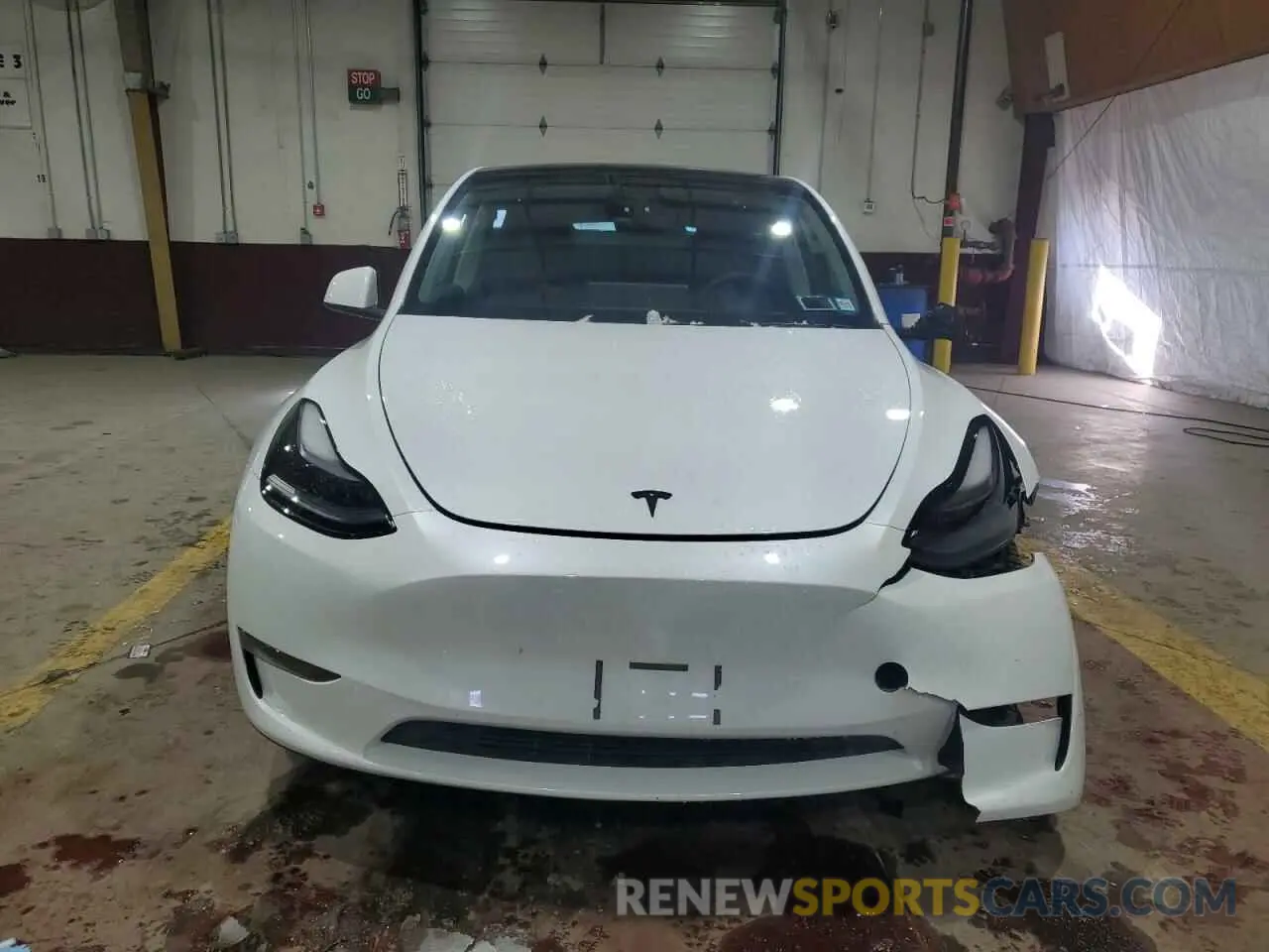 5 fotografías del automóvil dañado 7SAYGDEE0RA276512 TESLA MODEL Y 2024