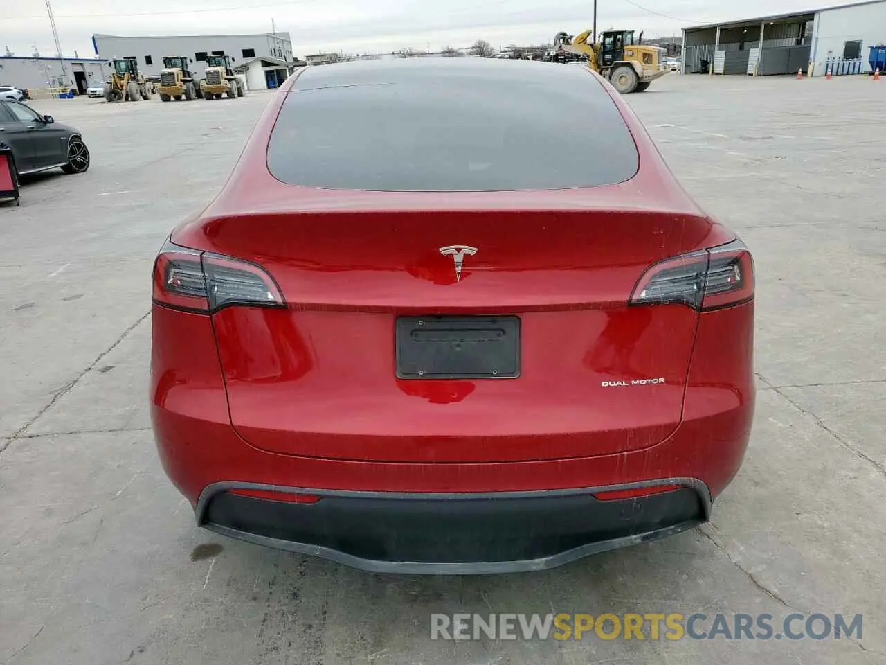 6 fotografías del automóvil dañado 7SAYGDEE0RA321738 TESLA MODEL Y 2024