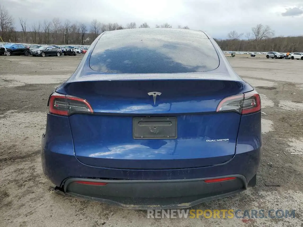 6 fotografías del automóvil dañado 7SAYGDEE0RA323893 TESLA MODEL Y 2024