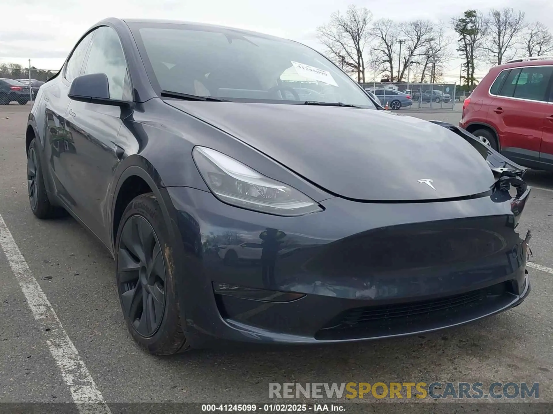 1 fotografías del automóvil dañado 7SAYGDEE0RA330083 TESLA MODEL Y 2024