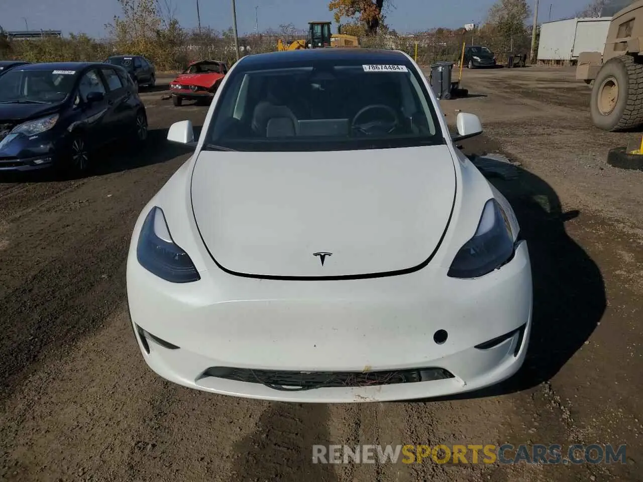 5 fotografías del automóvil dañado 7SAYGDEE0RF055642 TESLA MODEL Y 2024