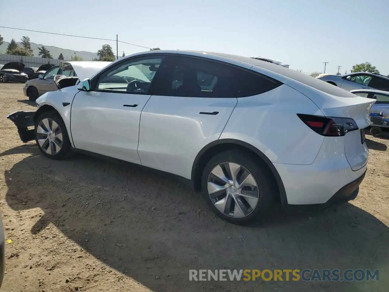2 fotografías del automóvil dañado 7SAYGDEE0RF081948 TESLA MODEL Y 2024
